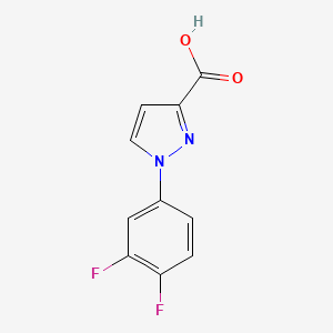 1-(3,4-difluorophenyl)-1H-pyrazole-3-carboxylic acid