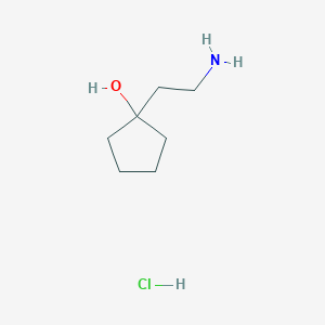 1-(2-Aminoethyl)cyclopentan-1-ol hydrochloride