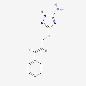 5-(cinnamylsulfanyl)-4H-1,2,4-triazol-3-amine