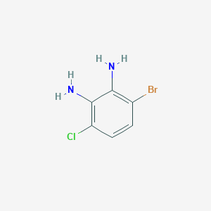 3-Bromo-6-chlorobenzene-1,2-diamine
