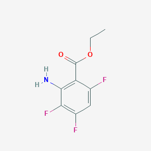 molecular formula C9H8F3NO2 B2540407 Ethyl 2-amino-3,4,6-trifluorobenzoate CAS No. 1343057-71-5