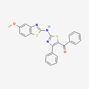 N-(5-benzoyl-4-phenyl-1,3-thiazol-2-yl)-5-methoxy-1,3-benzothiazol-2-amine