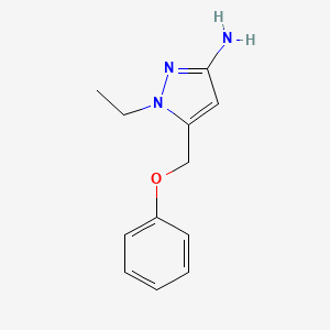 1-ethyl-5-(phenoxymethyl)-1H-pyrazol-3-amine