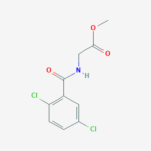 molecular formula C10H9Cl2NO3 B2540482 Methyl 2-[(2,5-dichlorobenzoyl)amino]acetate CAS No. 338965-44-9