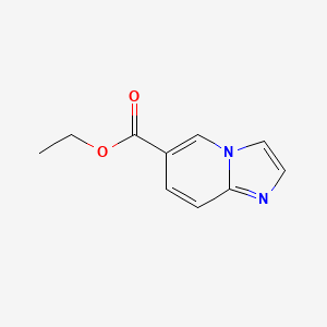 molecular formula C10H10N2O2 B2540485 Ethyl imidazo[1,2-a]pyridine-6-carboxylate CAS No. 139183-96-3; 158001-04-8