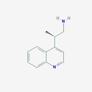 (2S)-2-Quinolin-4-ylpropan-1-amine