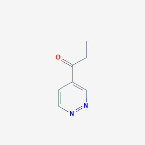 1-(pyridazin-4-yl)propan-1-one