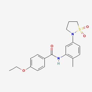 N-(5-(1,1-dioxidoisothiazolidin-2-yl)-2-methylphenyl)-4-ethoxybenzamide