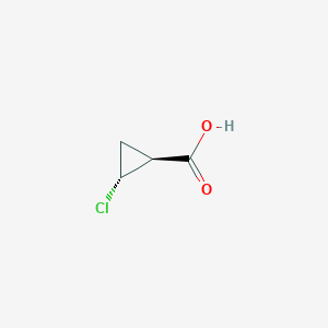 molecular formula C4H5ClO2 B2540527 反式-2-氯环丙烷羧酸 CAS No. 65475-70-9