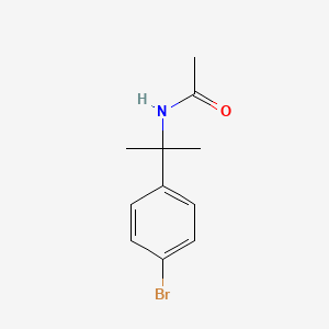 molecular formula C11H14BrNO B2540540 N-(2-(4-Bromophenyl)propan-2-YL)acetamide CAS No. 17818-09-6