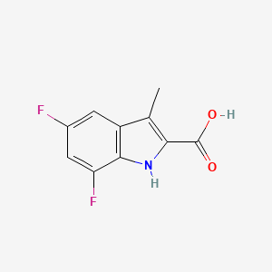5,7-difluoro-3-methyl-1H-indole-2-carboxylic acid