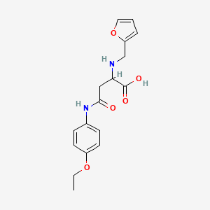 4-((4-Ethoxyphenyl)amino)-2-((furan-2-ylmethyl)amino)-4-oxobutanoic acid