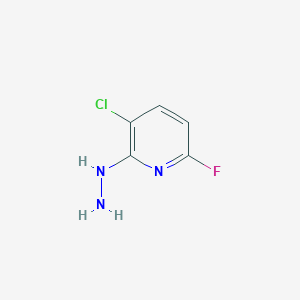 3-Chloro-6-fluoro-2-hydrazinylpyridine