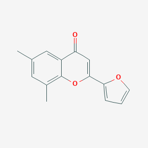 molecular formula C15H12O3 B254062 2-(2-furyl)-6,8-dimethyl-4H-chromen-4-one 