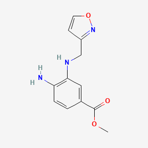 Methyl 4-amino-3-(1,2-oxazol-3-ylmethylamino)benzoate