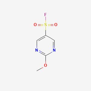 molecular formula C5H5FN2O3S B2540678 2-甲氧基嘧啶-5-磺酰氟 CAS No. 2126177-52-2