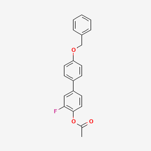 4'-(Benzyloxy)-3-fluoro[1,1'-biphenyl]-4-yl acetate
