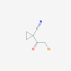 1-(2-Bromoacetyl)cyclopropane-1-carbonitrile