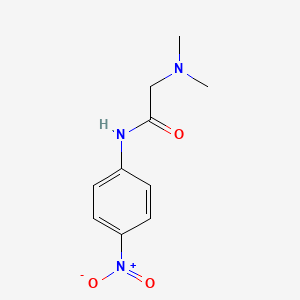 molecular formula C10H13N3O3 B2540723 2-(二甲氨基)-N-(4-硝基苯基)乙酰胺 CAS No. 25786-08-7