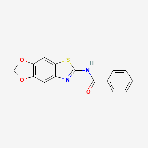 N-([1,3]dioxolo[4,5-f][1,3]benzothiazol-6-yl)benzamide
