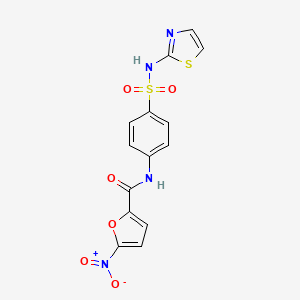 5-nitro-N-(4-(N-(thiazol-2-yl)sulfamoyl)phenyl)furan-2-carboxamide