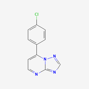 7-(4-Chlorophenyl)[1,2,4]triazolo[1,5-a]pyrimidine