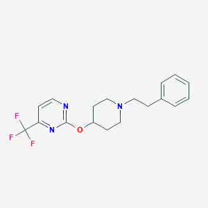 2-[1-(2-Phenylethyl)piperidin-4-yl]oxy-4-(trifluoromethyl)pyrimidine