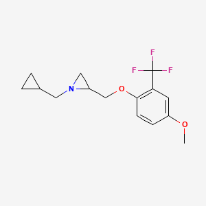 1-(Cyclopropylmethyl)-2-[[4-methoxy-2-(trifluoromethyl)phenoxy]methyl]aziridine