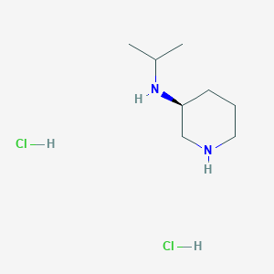 molecular formula C8H20Cl2N2 B2540786 (S)-N-(Propan-2-yl)piperidin-3-amine dihydrochloride CAS No. 1338222-23-3