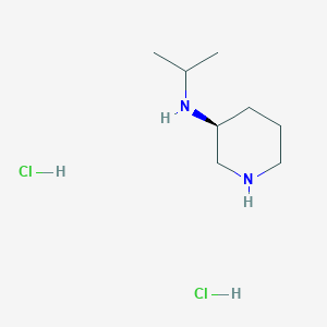 molecular formula C8H20Cl2N2 B2540786 (S)-N-(丙-2-基)哌啶-3-胺二盐酸盐 CAS No. 1338222-23-3