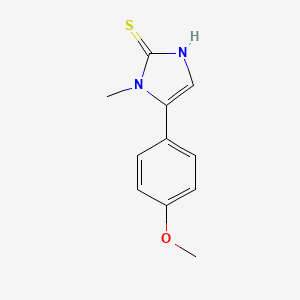 5-(4-methoxyphenyl)-1-methyl-1,3-dihydro-2H-imidazole-2-thione