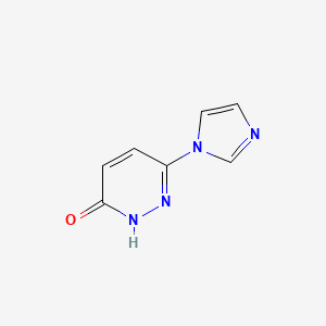 molecular formula C7H6N4O B2540923 6-(1H-imidazol-1-yl)-2,3-dihydropyridazin-3-one CAS No. 110714-14-2