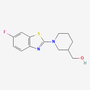 [1-(6-Fluoro-1,3-benzothiazol-2-yl)piperidin-3-yl]methanol