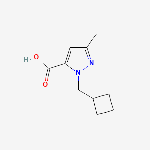 1-(Cyclobutylmethyl)-3-methyl-1H-pyrazole-5-carboxylic acid