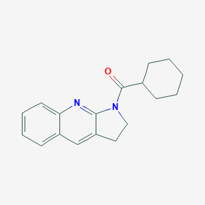 molecular formula C18H20N2O B254093 1-(cyclohexylcarbonyl)-2,3-dihydro-1H-pyrrolo[2,3-b]quinoline 