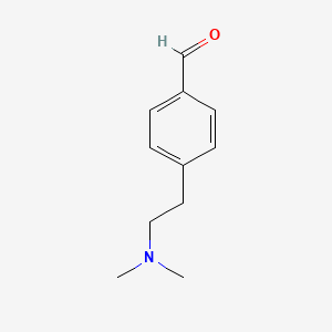 molecular formula C11H15NO B2540943 4-[2-(Dimethylamino)ethyl]benzaldehyde CAS No. 313975-22-3