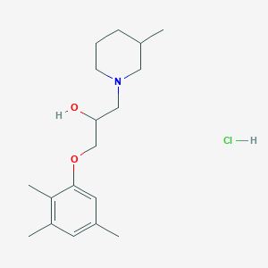 1-(3-Methylpiperidin-1-yl)-3-(2,3,5-trimethylphenoxy)propan-2-ol hydrochloride