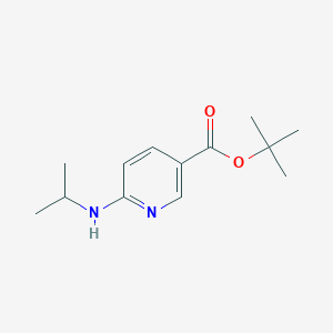 molecular formula C13H20N2O2 B2541002 Tert-butyl 6-(propan-2-ylamino)pyridine-3-carboxylate CAS No. 2248343-95-3