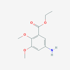 molecular formula C11H15NO4 B2541013 Ethyl 5-amino-2,3-dimethoxybenzoate CAS No. 2111311-37-4