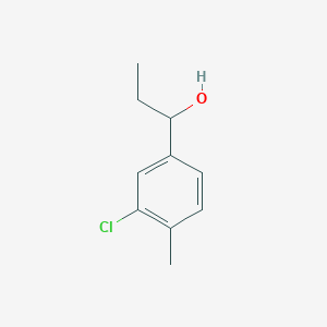 molecular formula C10H13ClO B2541041 1-(3-Chloro-4-methylphenyl)-1-propanol CAS No. 1270583-39-5