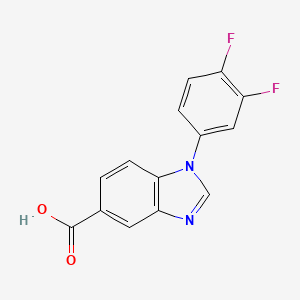 1-(3,4-difluorophenyl)-1H-benzimidazole-5-carboxylic acid