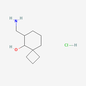 6-(Aminomethyl)spiro[3.5]nonan-5-ol hydrochloride