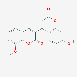 molecular formula C20H14O6 B2541059 8-Ethoxy-3-(7-hydroxy-2-oxochromen-4-yl)chromen-2-one CAS No. 890631-62-6