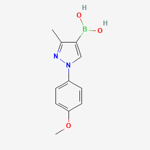 [1-(4-Methoxyphenyl)-3-methylpyrazol-4-yl]boronic acid