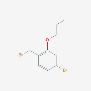 4-Bromo-1-(bromomethyl)-2-propoxybenzene