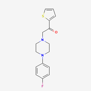 2-[4-(4-Fluorophenyl)piperazino]-1-(2-thienyl)-1-ethanone