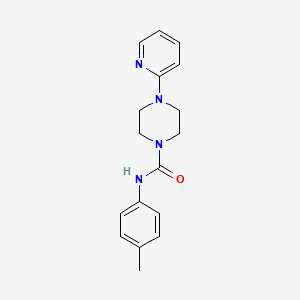 molecular formula C17H20N4O B2541180 N-(4-methylphenyl)-4-(pyridin-2-yl)piperazine-1-carboxamide CAS No. 335282-70-7