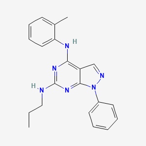 N~4~-(2-methylphenyl)-1-phenyl-N~6~-propyl-1H-pyrazolo[3,4-d]pyrimidine-4,6-diamine