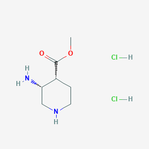 Methyl (3R,4R)-3-aminopiperidine-4-carboxylate;dihydrochloride