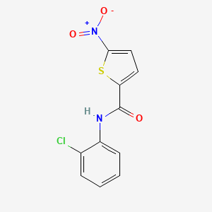 molecular formula C11H7ClN2O3S B2541272 N-(2-氯苯基)-5-硝基噻吩-2-甲酰胺 CAS No. 324758-87-4